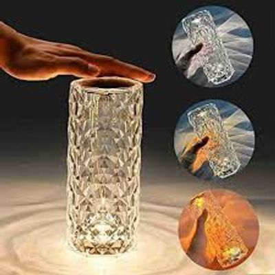 Rose Crystal Diamond Table LamP_img_1