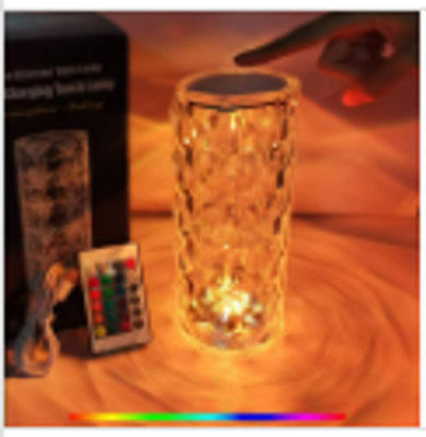 Rose Crystal Diamond Table LamP_img_2