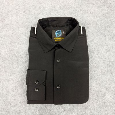 China Micro Stig Shirt (Formal / Casual) (Black)_img_0