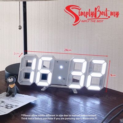 3D Digital Desk & Wall Clock_img_2