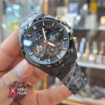 Edifice Master Grade || Japan Movement | Chain Style | Full Black EFR Series_img_3