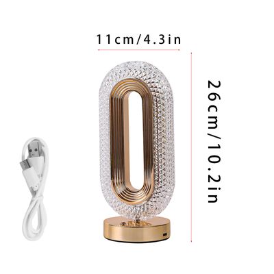 Zero Shape Crystal Table Lamp Light_img_4