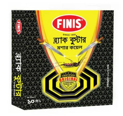 Finis Black Booster Mosquito Coil 10 pcs_img_0