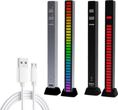RGB Rechargeable Rhythm Light With Voice-Activated Pickup (D8-32) – Without App_img_1