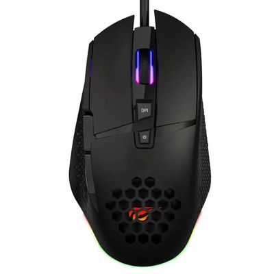 Havit HV-MS1022 RGB LED Honeycomb Design 8 Buttons Gaming Mouse_img_0