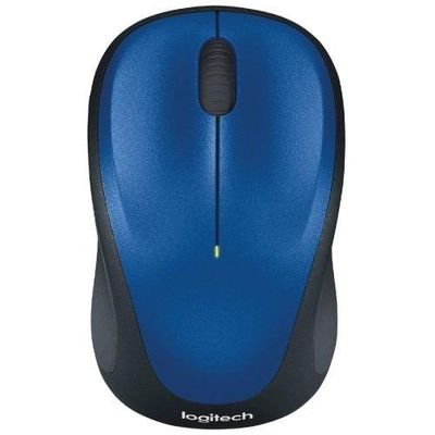 Logitech M235 Rubber sides Wireless Mouse, Blue Color_img_0