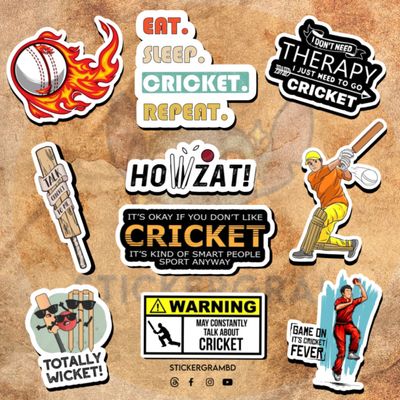 Cricket Sticker Set_img_0