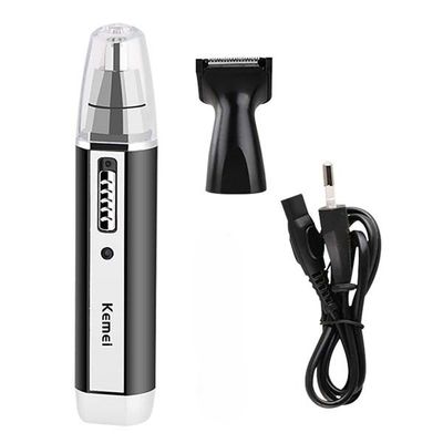 Kemei KM-6632 2 In 1 Rechargeable Nose Hair Trimmer_img_4