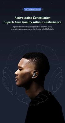 Awei T52 ANC TWS Wireless Earbuds Colorful Breathing Light Headphones_img_1