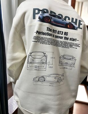 Porche off-white oversized sweatshirt_img_2
