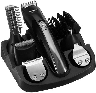 Kemei KM - 600 Professional Hair Trimmer 6 In 1 Hair Clipper Shaver Sets Electric Shaver Beard Trimmer Hair Cutting Machine_img_0