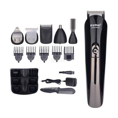 Kemei KM - 600 Professional Hair Trimmer 6 In 1 Hair Clipper Shaver Sets Electric Shaver Beard Trimmer Hair Cutting Machine_img_3