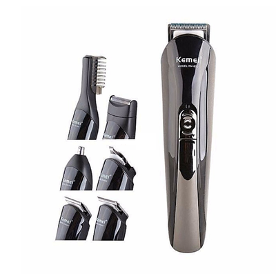 Kemei KM - 600 Professional Hair Trimmer 6 In 1 Hair Clipper Shaver Sets Electric Shaver Beard Trimmer Hair Cutting Machine_img_4