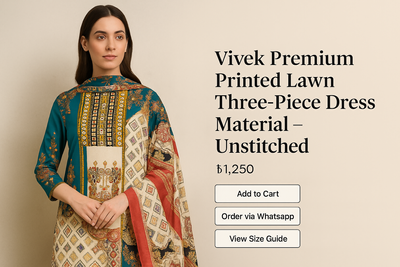 Vivek Premium Printed Lawn Three-Piece Dress Material – Unstitched_img_0