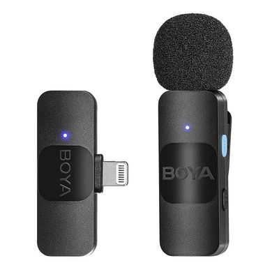 BOYA BY-V1 2.4GHz Wireless Microphone System for iPhone (1:1)_img_1