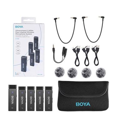 BOYA BY-W4 Ultracompact 2.4GHz Wireless Microphone System_img_4