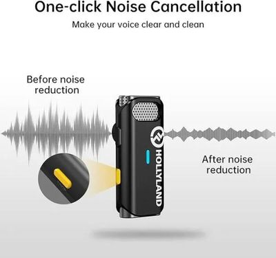 Hollyland Lark M1 Wireless Lavalier Microphone With Noise Cancellation_img_2