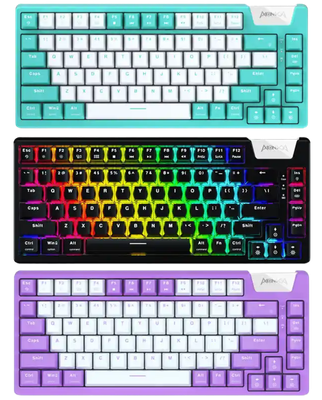 MONKA AE75 Tri-Mode Gasket Hotswappable RGB Mechanical Keyboard_img_0