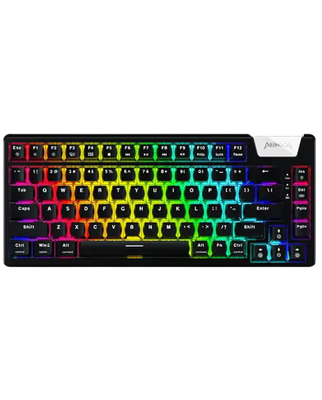 MONKA AE75 Tri-Mode Gasket Hotswappable RGB Mechanical Keyboard_img_2