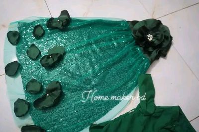 Rose gown in green_img_1