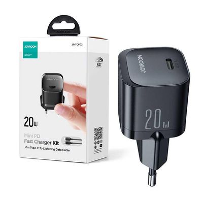 PD 20W Mini intelligent fast charger (Joyroom JR-TCF02)- Black Color_img_0