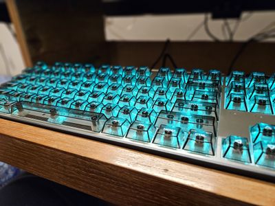 Crystal Keycap - Transparent Black Cherry Profile - 132 Keys_img_0