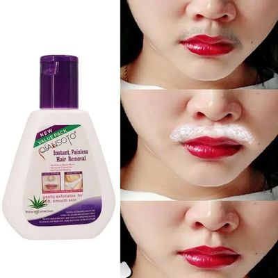 Instant, Painless Hair Removal, QIANSOTO brand Natural extraction reduces face hair and body hair natural extraction Painless hair removal essence_img_4