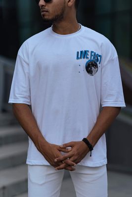 Premium Quality Drop Shoulder T-shirt X Live Fast_img_5