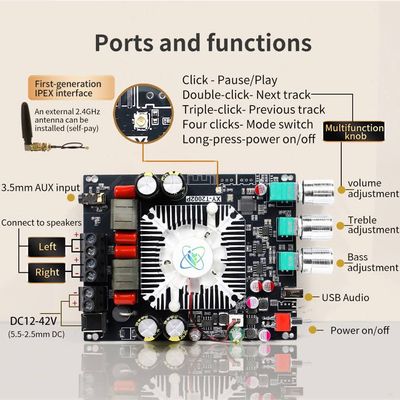 Sini Audio XY-T2002P 200W + 200W Amplifier_img_3