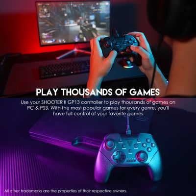 FANTECH GP13 SHOOTER II Wired Gaming Controller Gamepad Joystick for PC / PS3_img_3