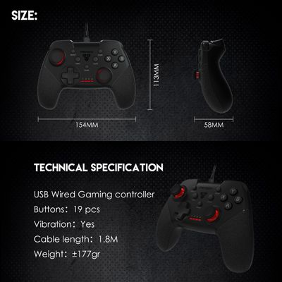 FANTECH GP13 SHOOTER II Wired Gaming Controller Gamepad Joystick for PC / PS3_img_6