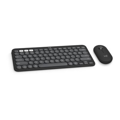 Logitech Pebble 2 Wireless Keyboard & Mouse Combo Tonal Graphite Color_img_0