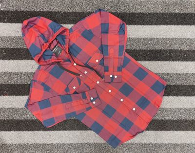 Premium check hooded shirt for winter 008_img_1