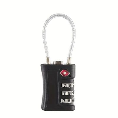 COTECi TSA Customs Code 3 Digit Combination Lock – Black Color_img_2