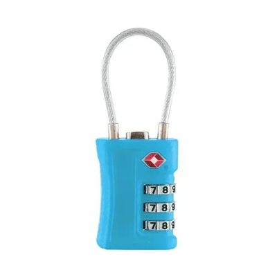 COTECi TSA Customs Code 3 Digit Combination Lock – Blue Color_img_2