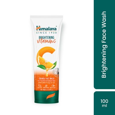 Himalaya Brightening Vitamin C Orange Face Wash - 100ml_img_0