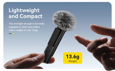 Ulanzi WM-10 Wireless Clip-on Microphone for Smartphone or Tablet_img_5