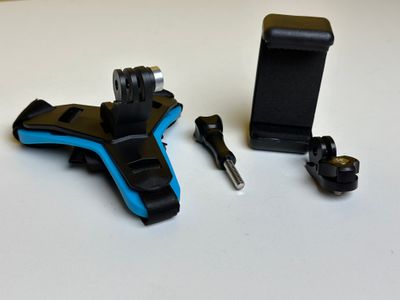 Helmet Chin Mount With Mobile holder (Action Camera Mount +Mobile Mount)_img_2