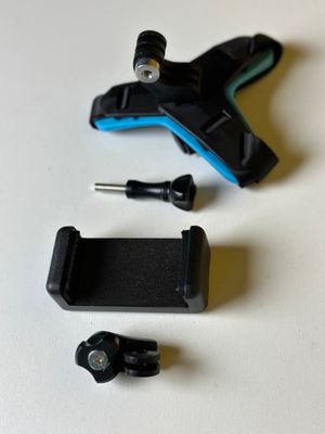 Helmet Chin Mount With Mobile holder (Action Camera Mount +Mobile Mount)_img_3