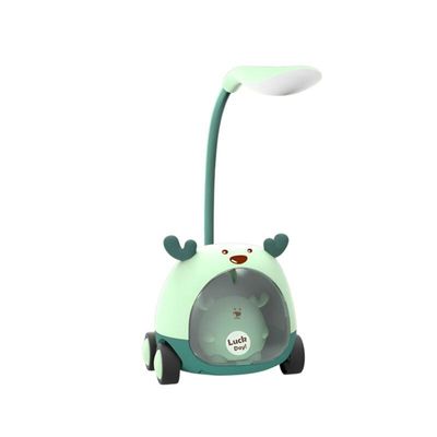 Foldable LED Study Lamp with Pen Holder & Sharpener for Kids_img_3