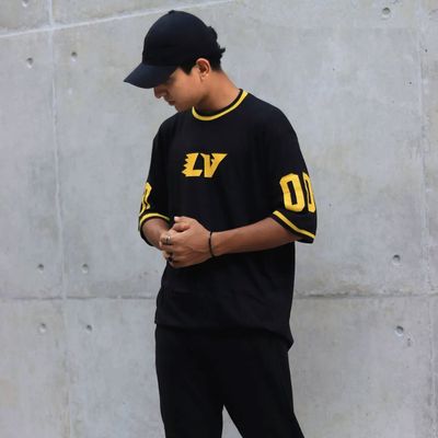 Premium Quality Drop Shoulder T-shirt X LV_img_1