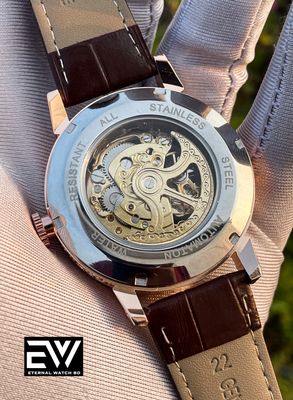 Patek Automatic Golden Case Brown Belt_img_1
