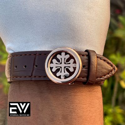 Patek Automatic Golden Case Brown Belt_img_2