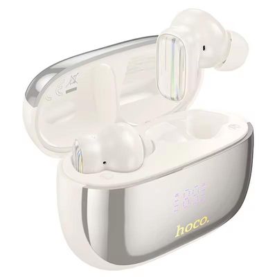 HOCO EQ20 ANC + ENC Noise Cancellation Wireless Earbuds – Milky White_img_0