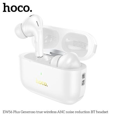 Hoco EW56 Plus ANC True Wireless Earphones – White Color_img_0