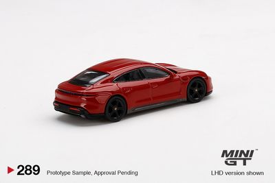 Mini GT 289 Porsche Taycan Turbo S Carmine Red 1:64_img_2