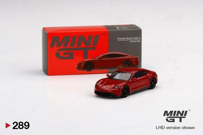 Mini GT 289 Porsche Taycan Turbo S Carmine Red 1:64_img_0