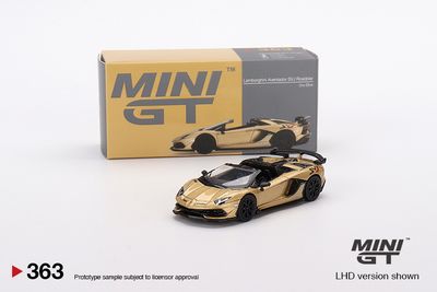 Mini GT 363 Lamborghini Aventador SVJ Roadster Oro Elios_img_0