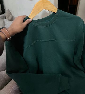 Forest Green Oversized sweatshirt_img_0