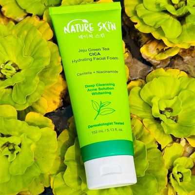 Nature Skin Jeju Green Tea CICA Hydrating Facial Foam 152 mL_img_1
